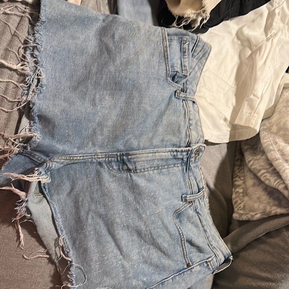 Old Navy Light Blue Denim Women Shorts